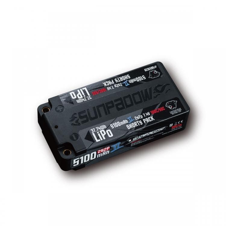 2s 5100mAh - 50C - Sunpadow Phantom II Shorty