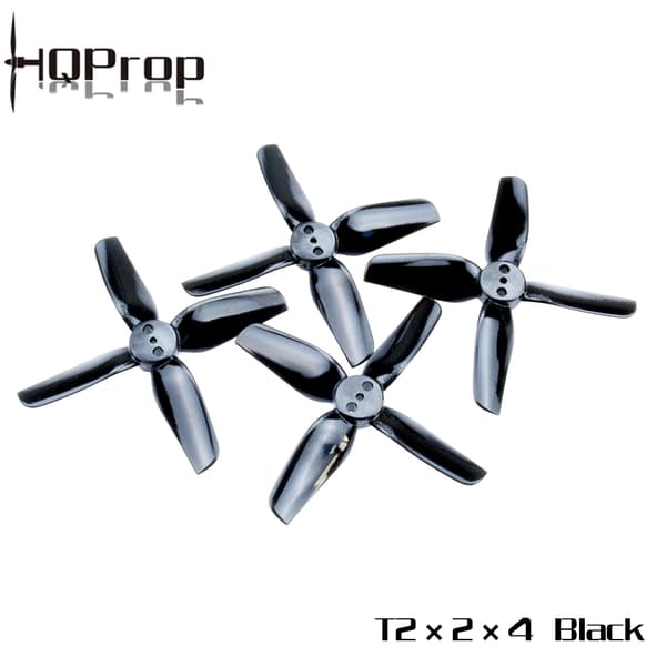 HQ Durable Prop T2X2X4 Black (2CW+2CCW)