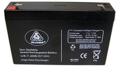 Laddningsbart batteri 6V 7,2AH