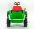 Miniatyrbild 3 av 4: Traktor med släp elbil 6V