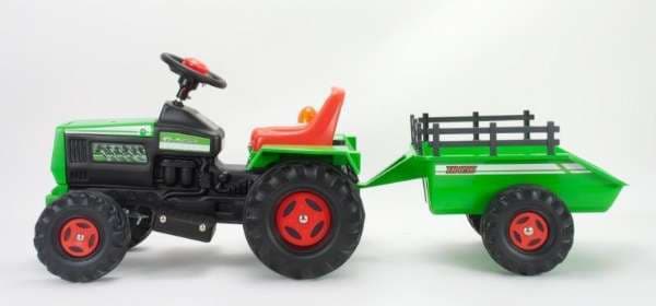 Traktor med släp elbil 6V