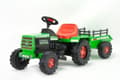 Miniatyrbild 1 av 4: Traktor med släp elbil 6V