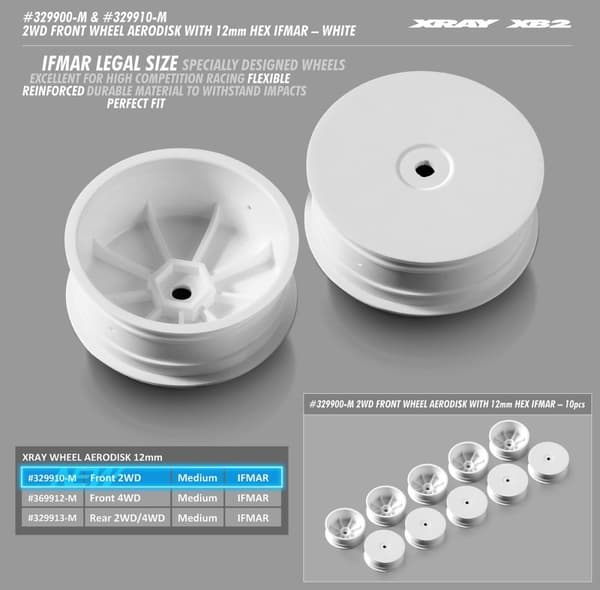 XR-329910-M 2WD Front Aerodisk with 12mm Hex (2)