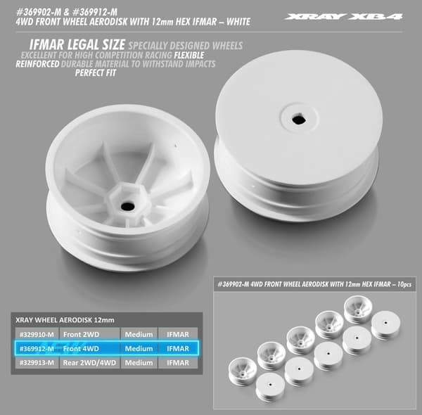 XR-369912-M 4WD Front Aerodisk with 12mm Hex (2)