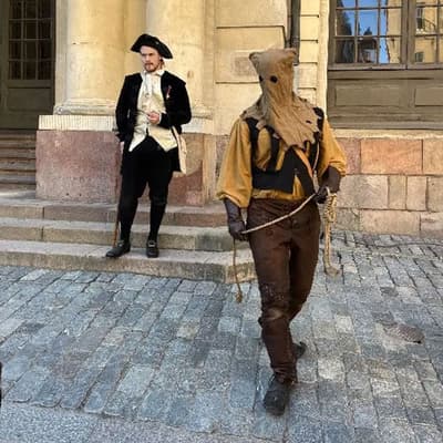 Spökvandring med skådespel