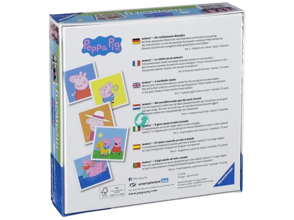 Ravensburger memory Peppa Pig Korttipeli Yhdistelypeli