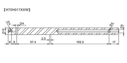H70H017XXT 700X High-Strength Main Shaft