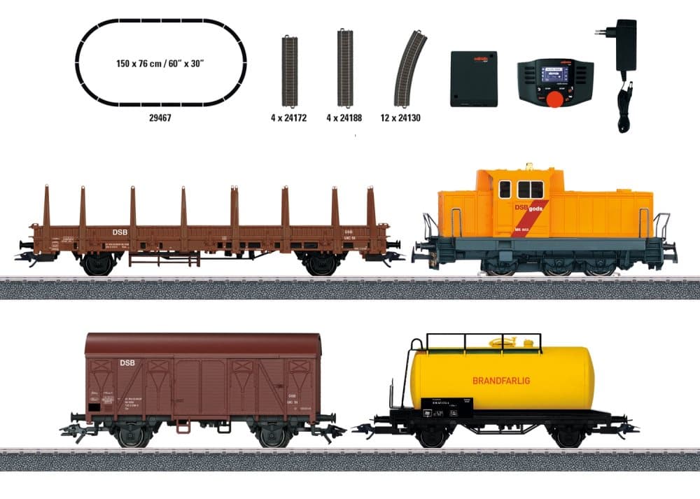 Märklin Digitalt startsett - Dansk godstog