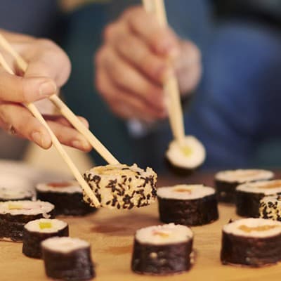 Sushi-kock hemma (8 personer)
