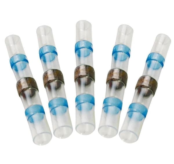 Fuse Lodning og krympekobling - 5.0 mm - Blå 5x