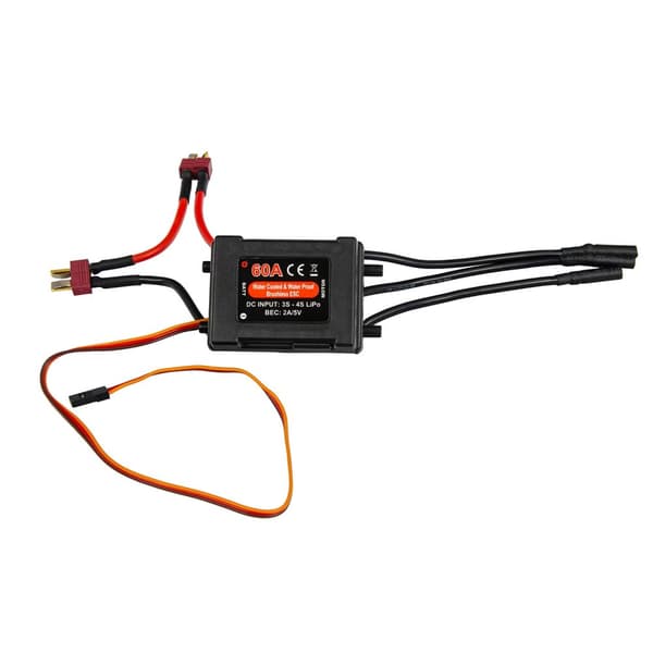 JW830122 60A Watercooled Brushless ESC 2xDeans