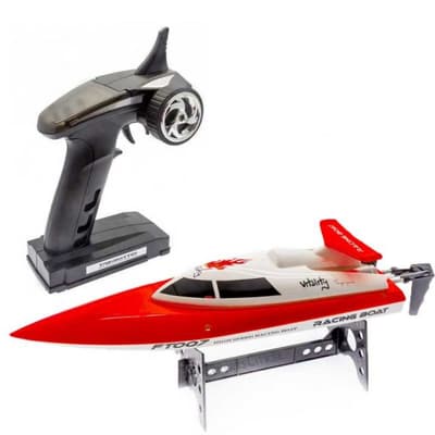 Radiostyrd Båt Feilun Speed Boat FT007 Röd 20 km/h - 2,4 GHz