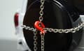 Miniatyrbilde 2 av 3: Yeah Racing 96cm Long Chain and Hook Set Black