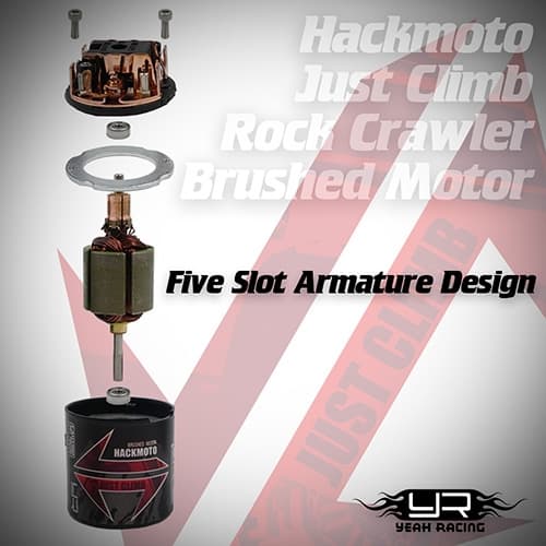 Yeah Racing Hackmoto JC 16T 540 borstad motor
