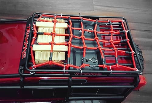 Yeah Racing Luggage Net 200x110mm Red