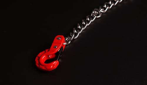 Yeah Racing Spring Loaded Metal Hook Red
