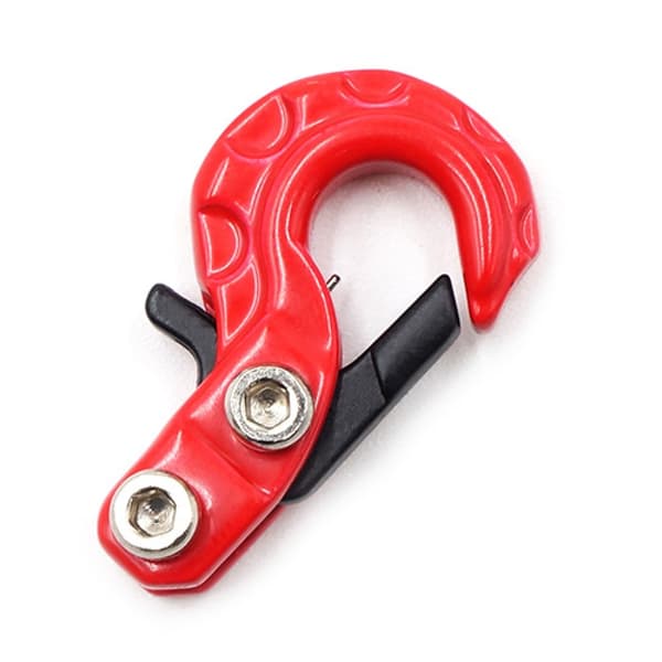 Yeah Racing Spring Loaded Metal Hook Red