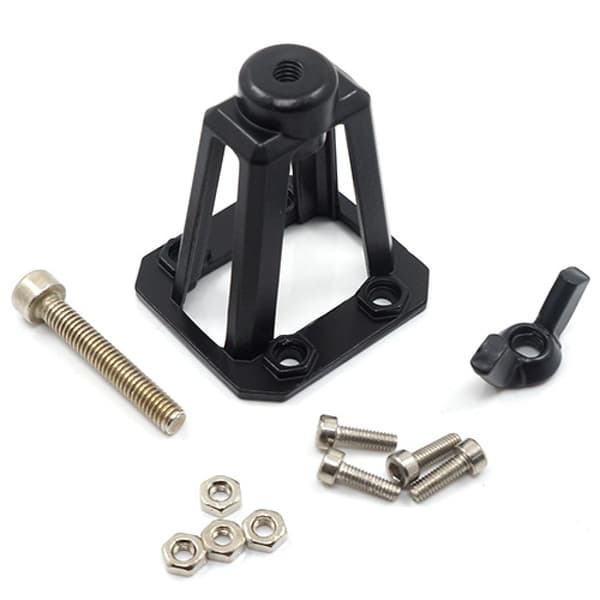 Yeah Racing Steel Spare Tire Carrier Black