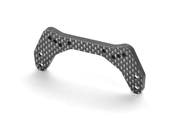 XR-322084 XB2 Graphite Front Shock Tower - 4.0mm