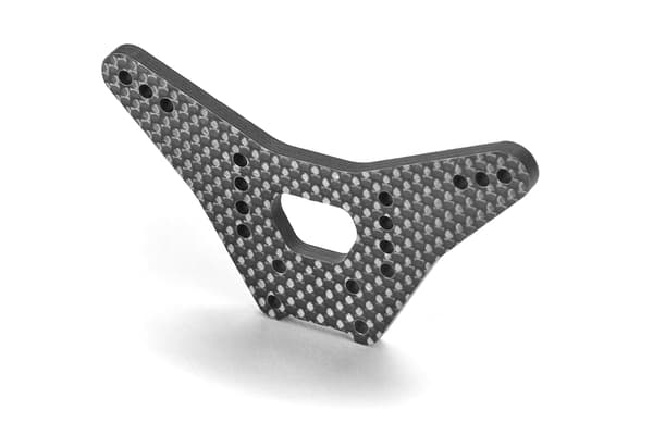 XR-323084 XB2 Graphite Rear Shock Tower - 3.5mm