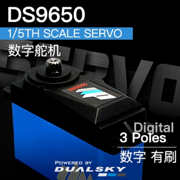 Dualsky DS9650 Digital 1 / 5Scale Servo 50 kg / 0.
