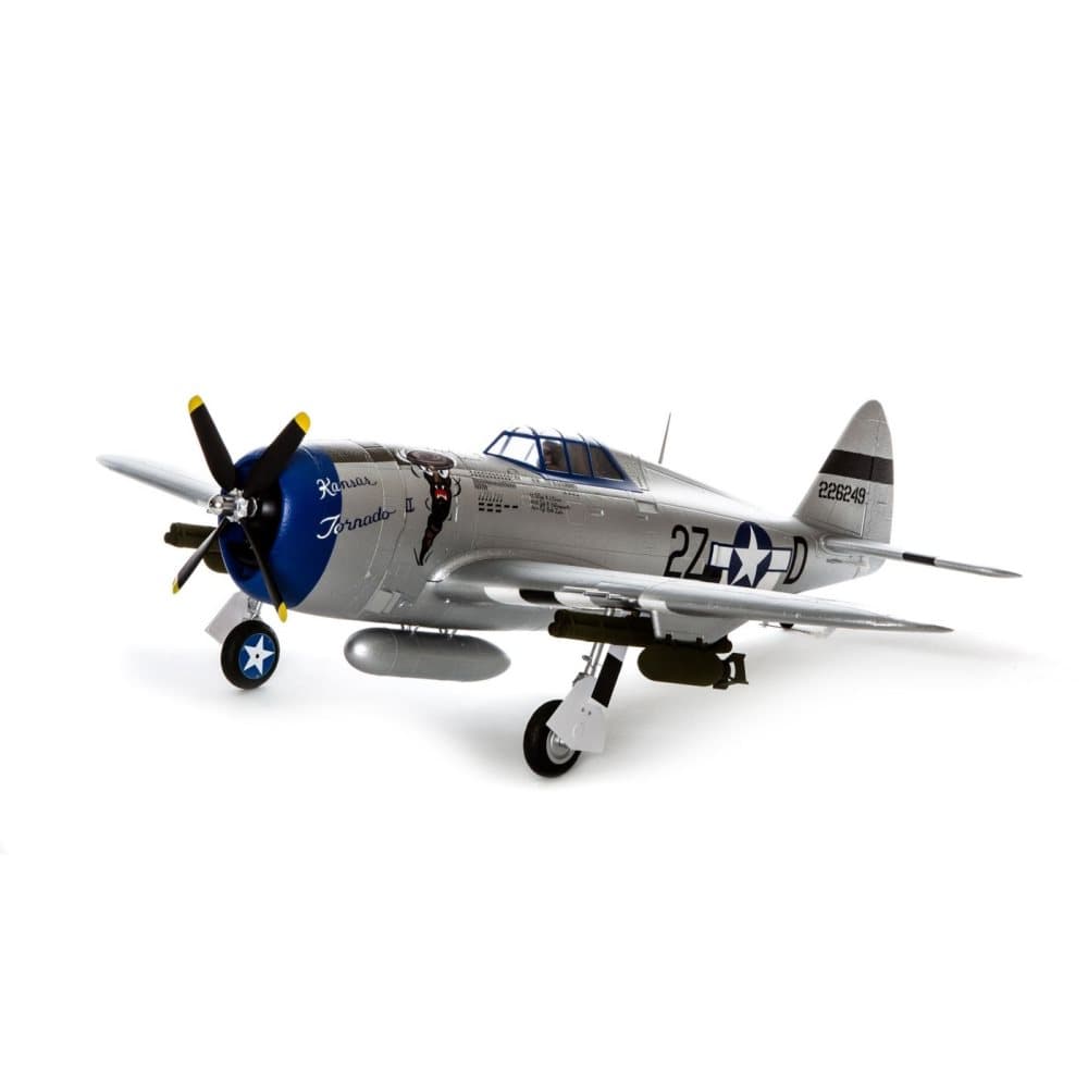 E-Flite P-47D Razorback BNF Basic m / AS3X og SAFE