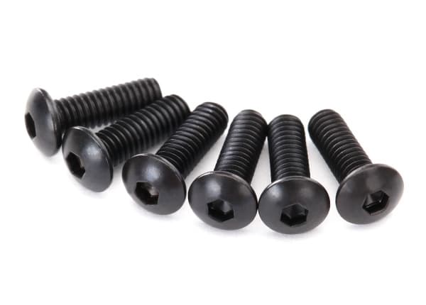 TRX-2617 Screws 2.5x8mm Button-Head Machine (6)