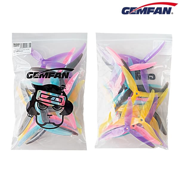 Gemfan Hurricane 3 Blade 51477 20stk All colors
