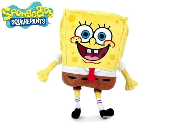 Dinotoys Mjukisdjur Gosedjur Plush Svampbob Sponge BOB 15cm