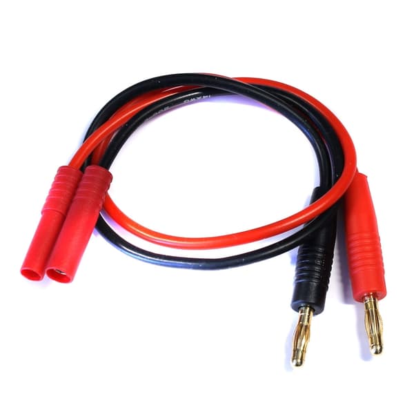 Fuse Opladningskabel - 4.0 mm guldstik med holder