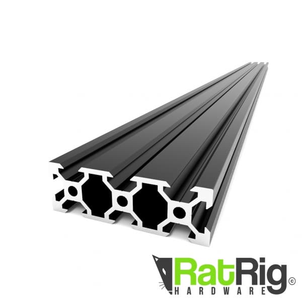 V-SLOT 2060 - Black Anodized 1000mm