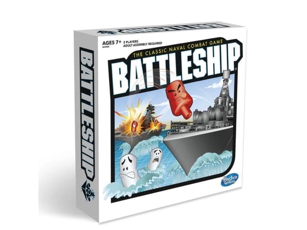 Hasbro Battleship the classic naval combat game, Brettspill, Strategi, 7 år, Reiseutgave, Familiespill