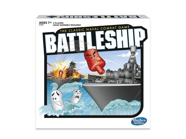 Hasbro Battleship the classic naval combat game, Brettspill, Strategi, 7 år, Reiseutgave, Familiespill