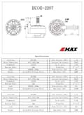 Miniatyrbilde 6 av 7: EMAX ECO II Series 2207 2400KV