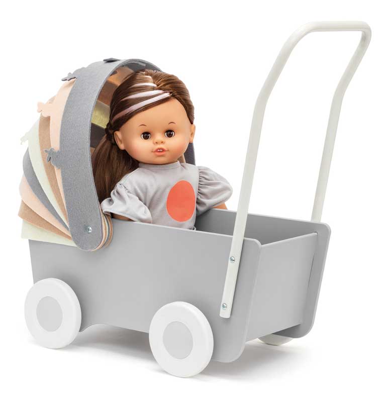 Skrållan Dockvagn i Trä