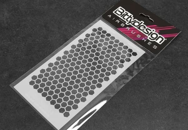 Bittydesign Stensil - Honeycomb V1 Large