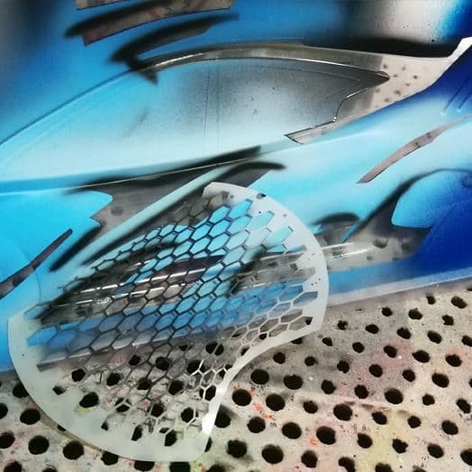 Bittydesign Stensil - Honeycomb V2