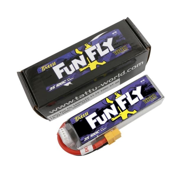 3s  1800mAh -100C - Gens Ace FunFly XT60