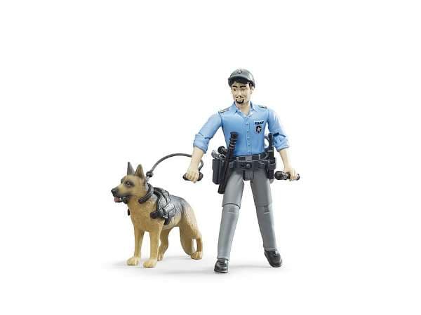Polis med polishund