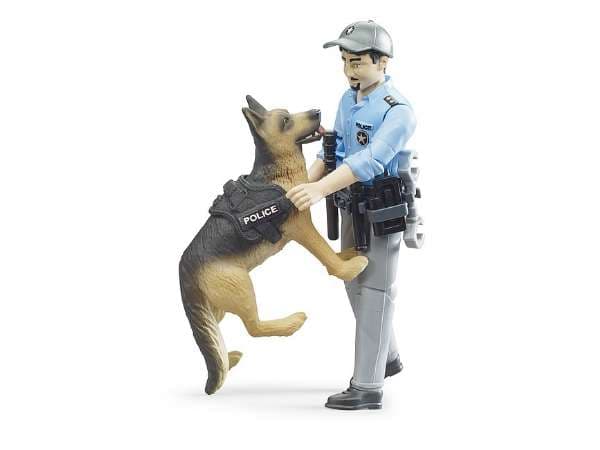 Polis med polishund