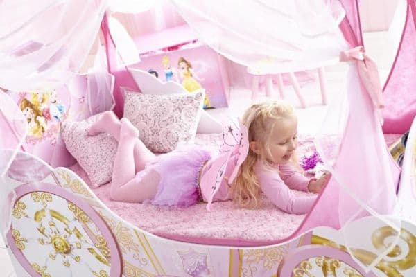 Disney Prinsessa vagnsäng utan madrass
