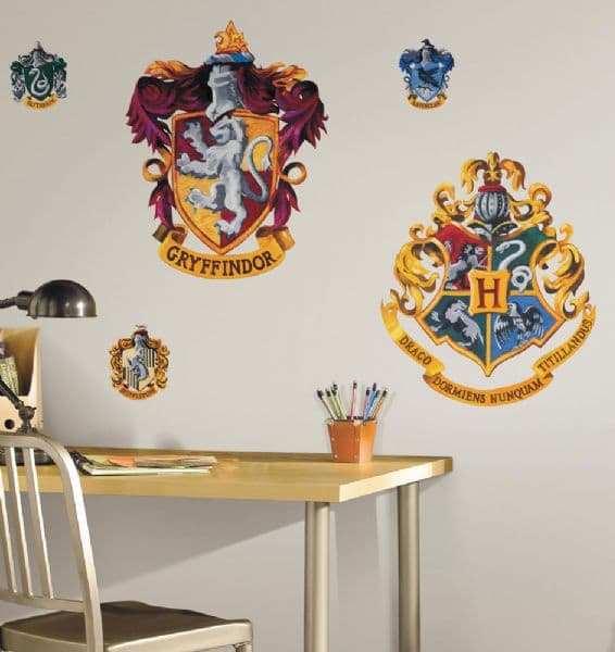 Väggklistermärken för Harry Potter vapensköld