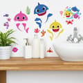 Miniatyrbild 3 av 4: Baby Shark Väggdekaler