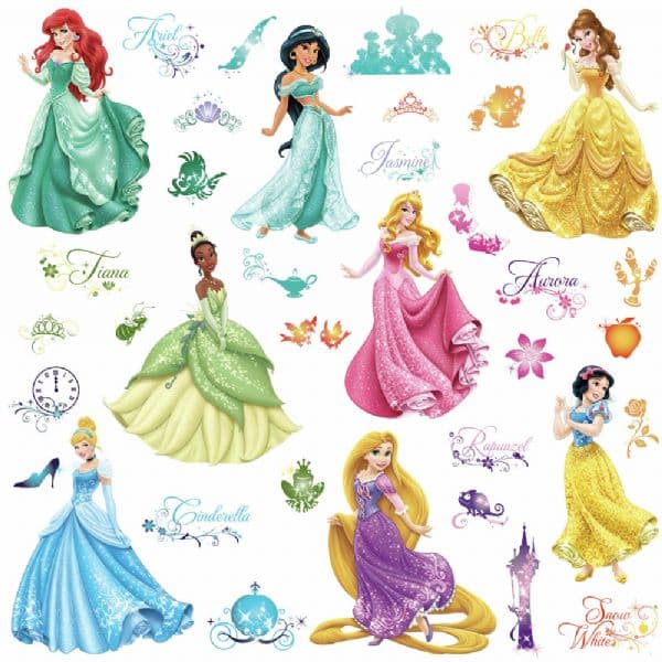 Disney Princess Väggdekaler