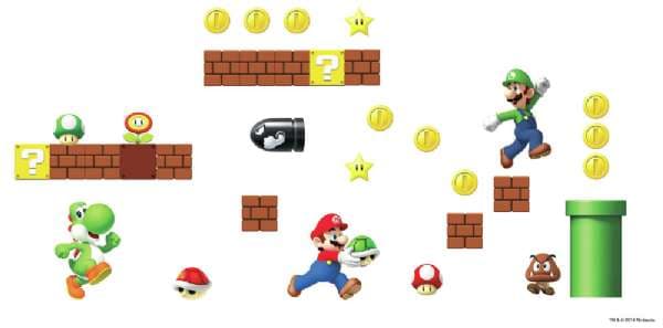 Mario Kart Bygg en scen väggdekaler