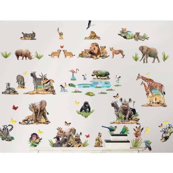 Djungel Safari Wallstickers