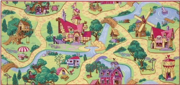 Matta, Lekmatta Candy Town 95 x 200