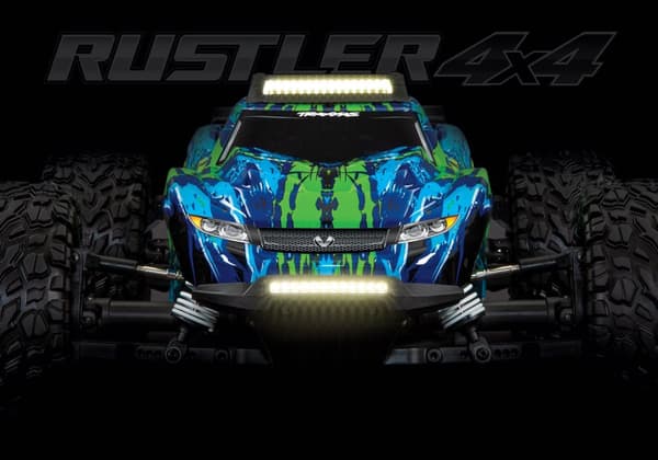 Traxxas LED-ljussats Rustler 4x4 - Komplett
