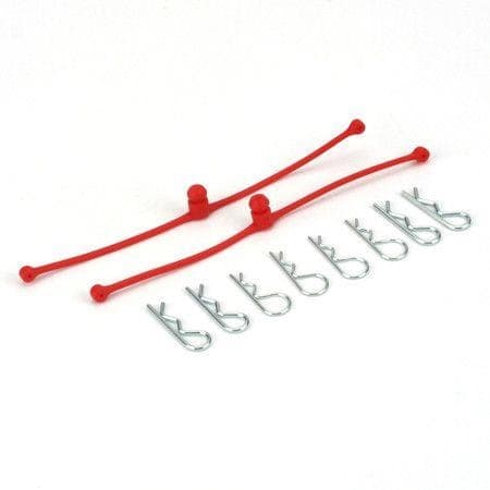 DB2248 Body Klip Retainers (Red) 2 set