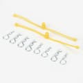 Miniatyrbilde 1 av 2: DB2247 Body Klip Retainers (Yellow) 2 set